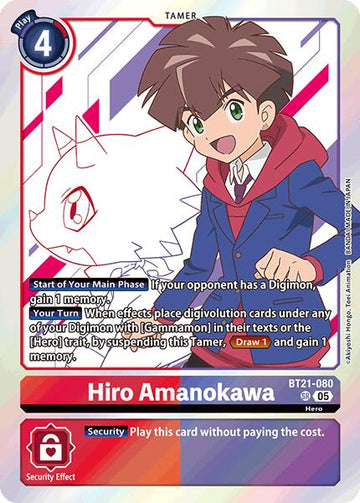 Hiro Amanokawa [BT21-080] [World Convergence] Foil