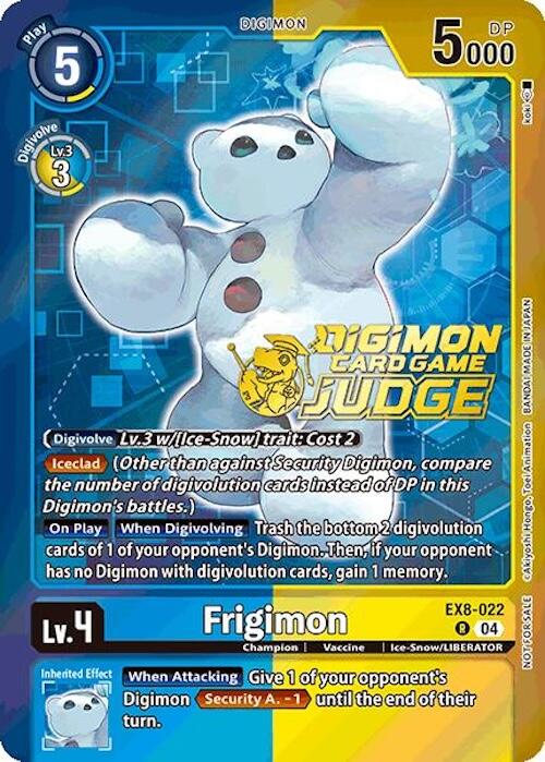 Frigimon (Judge Pack 2025 Wave 1) [EX8-022] [Chain of Liberation] Foil
