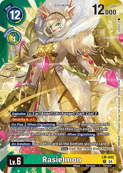 Rasielmon (Limited Card Pack) [LM-042] [World Convergence] Foil