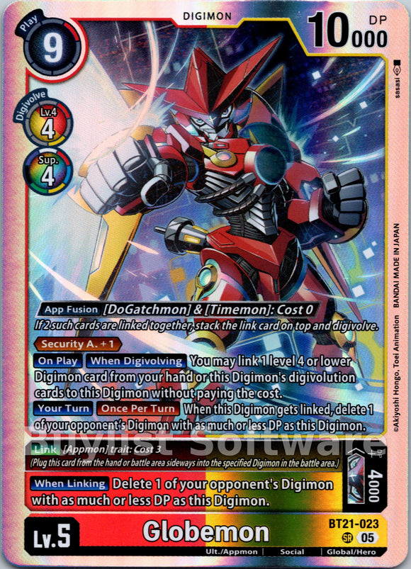 Globemon [BT21-023] [World Convergence] Foil