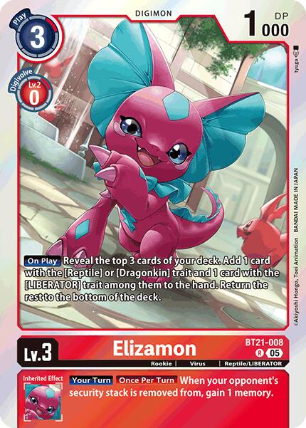 Elizamon [BT21-008] [World Convergence] Foil