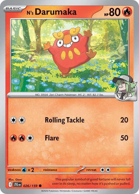 N's Darumaka [026/159] [Journey Together] Reverse Holofoil