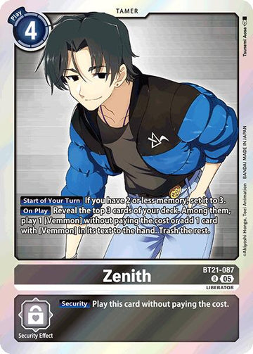 Zenith [BT21-087] [World Convergence] Foil