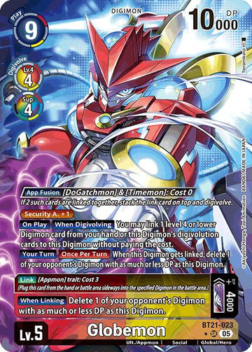 Globemon (Alternate Art) [BT21-023] [World Convergence] Foil