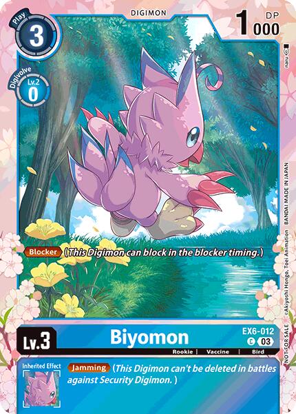 Biyomon (Regulation Battle Vol. 1) [EX6-012] [Infernal Ascension] Foil