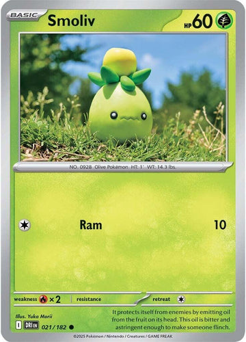 Smoliv [021/182] [Destined Rivals] Reverse Holofoil