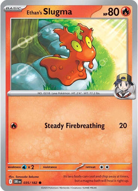 Ethan's Slugma [035/182] [Destined Rivals] Reverse Holofoil