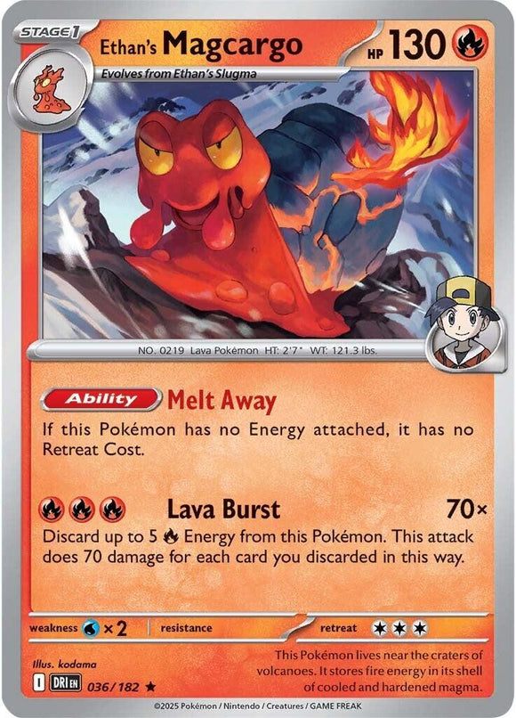 Ethan's Magcargo [036/182] [Destined Rivals] Holofoil