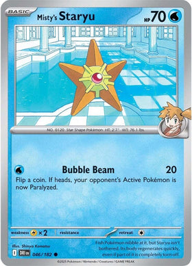 Misty's Staryu [046/182] [Destined Rivals] Reverse Holofoil