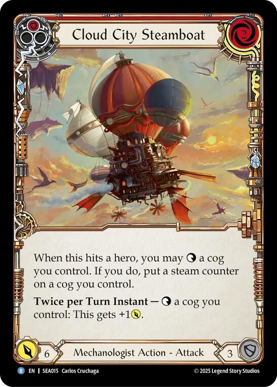 Cloud City Steamboat (Red) [SEA015] [High Seas]