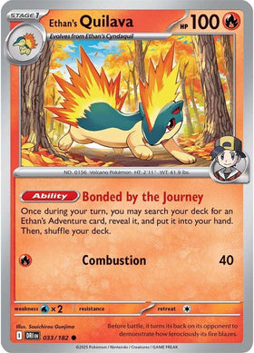 Ethan's Quilava [033/182] [Destined Rivals]