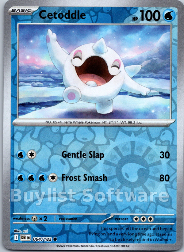 Cetoddle [064/182] [Destined Rivals] Reverse Holofoil