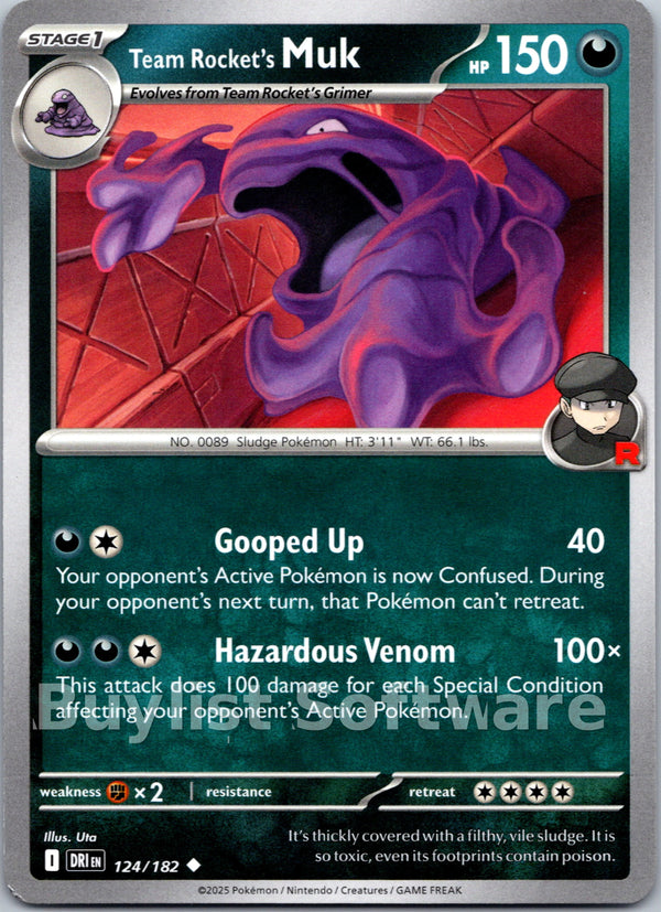 Team Rocket's Muk [124/182] [Destined Rivals] Reverse Holofoil