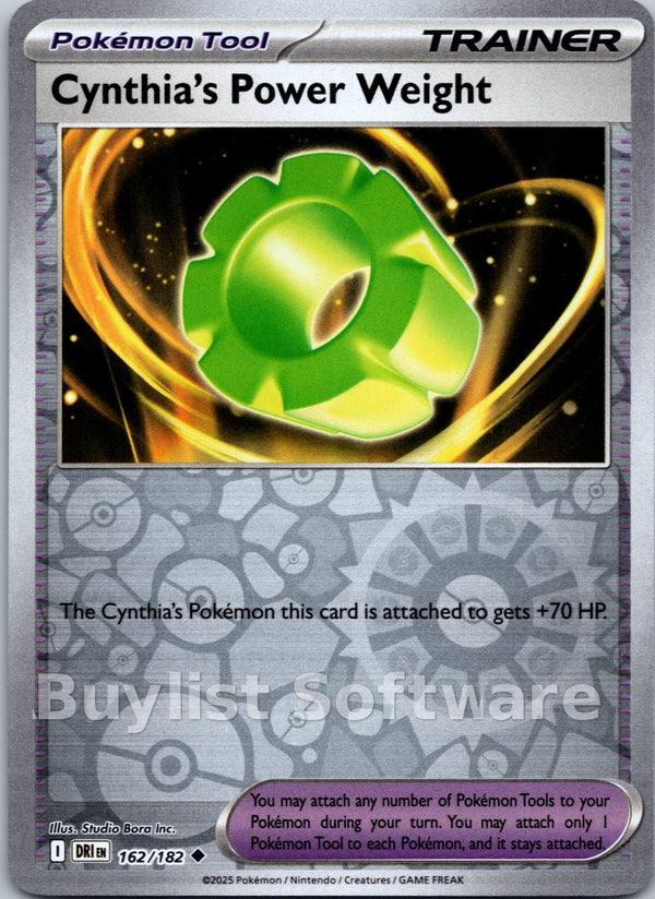 Cynthia's Power Weight [162/182] [Destined Rivals] Reverse Holofoil