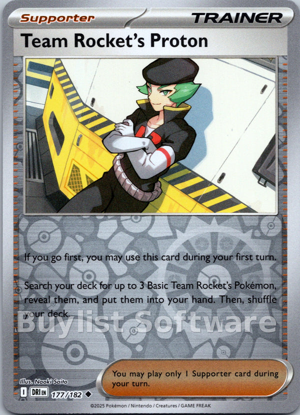 Team Rocket's Proton [177/182] [Destined Rivals] Reverse Holofoil