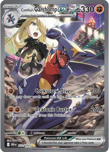 Cynthia's Garchomp ex [232/182] [Destined Rivals] Holofoil