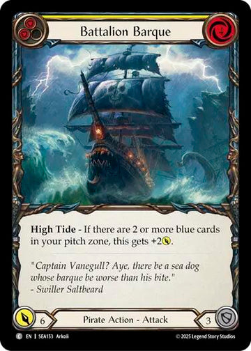 Battalion Barque (Yellow) [SEA153] [High Seas]