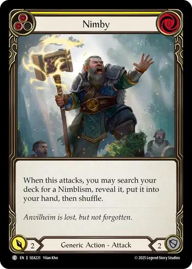 Nimby (Yellow) [SEA221] [High Seas] Rainbow Foil