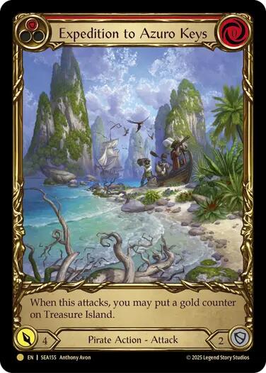 Expedition to Azuro Keys (Treasure) [SEA155] [High Seas] Cold Foil