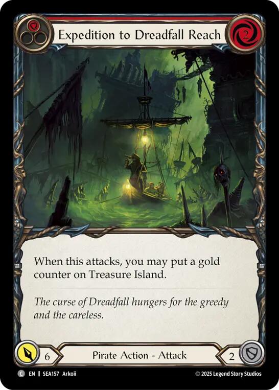 Expedition to Dreadfall Reach (Treasure) [SEA157] [High Seas] Cold Foil