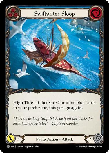Swiftwater Sloop (Blue) (Treasure) [SEA168] [High Seas] Cold Foil
