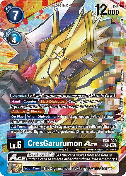 CresGarurumon ACE (Alternate Art) [EX9-020] [Versus Monsters] Foil
