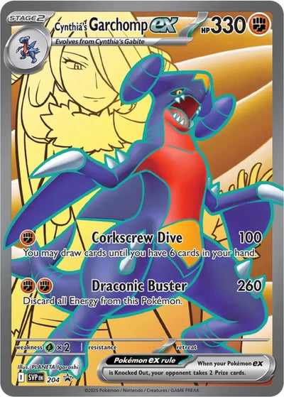 Cynthia's Garchomp ex [204] [Scarlet & Violet Promo Cards] Holofoil
