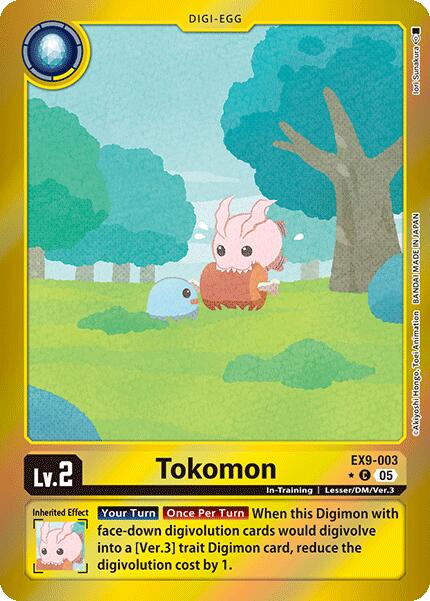 Tokomon (Limited Foil) [EX9-003] [Versus Monsters] Foil