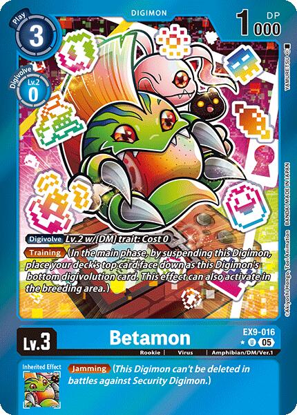 Betamon (Limited Foil) [EX9-016] [Versus Monsters] Foil