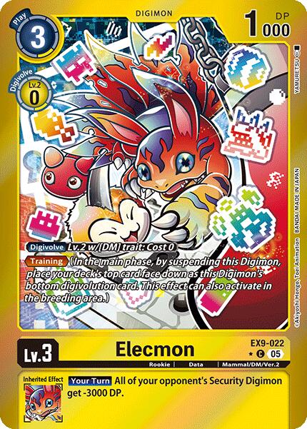 Elecmon (Limited Foil) [EX9-022] [Versus Monsters] Foil
