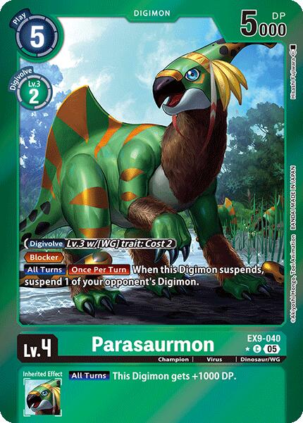 Parasaurmon (Limited Foil) [EX9-040] [Versus Monsters] Foil