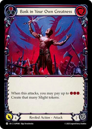 Bask in Your Own Greatness (Red) [SUP098] [Super Slam]