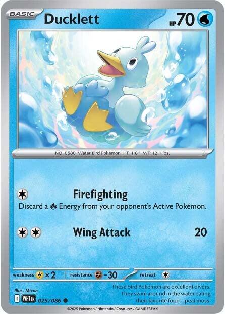 Ducklett [025/086] [White Flare]