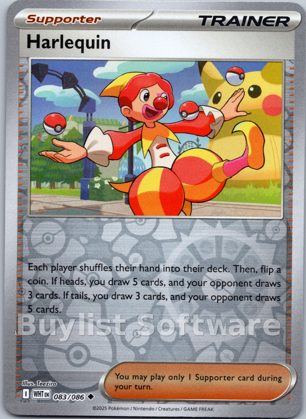 Harlequin [083/086] [White Flare] Reverse Holofoil