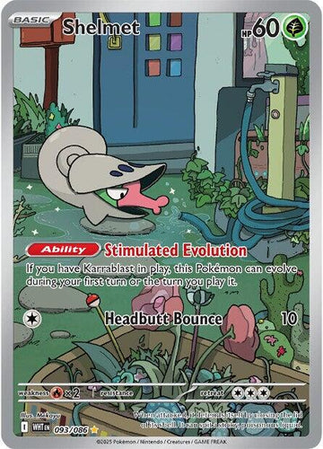 Shelmet [093/086] [White Flare] Holofoil