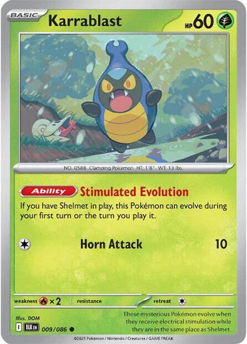 Karrablast [009/086] [Black Bolt] Reverse Holofoil