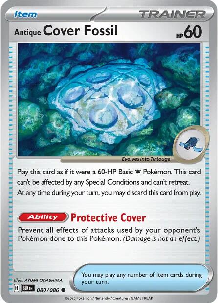 Antique Cover Fossil [080/086] [Black Bolt]