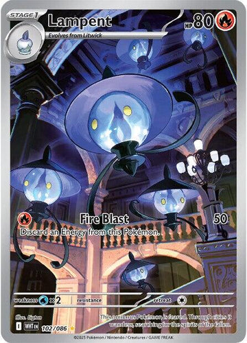 Lampent [102/086] [White Flare] Holofoil