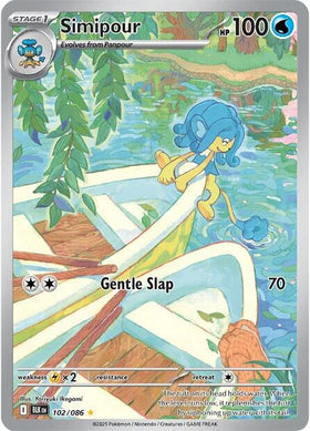 Simipour [102/086] [Black Bolt] Holofoil