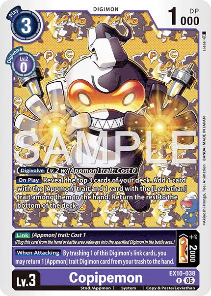 Copipemon [EX10-038] [Sinister Order] Foil