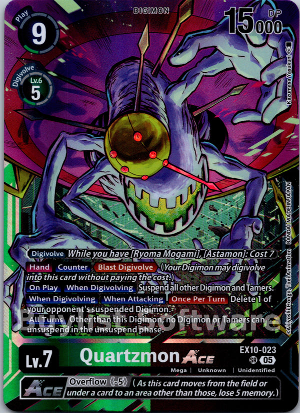 Quartzmon ACE [EX10-023] [Sinister Order] Foil