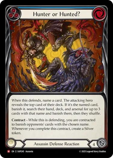 Hunter or Hunted? [SUP245] [Super Slam] Rainbow Foil