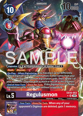Regulusmon (Alternate Art) [EX10-053] [Sinister Order] Foil