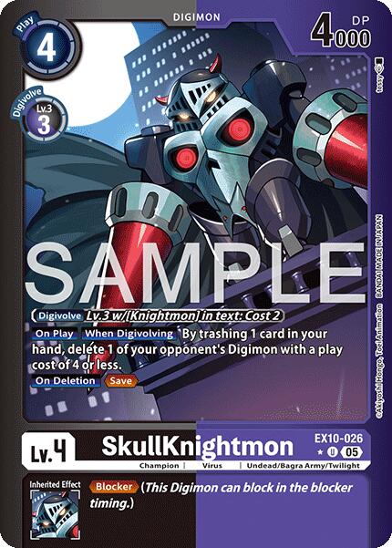 SkullKnightmon (Limited Foil) [EX10-026 U] [Sinister Order] Foil