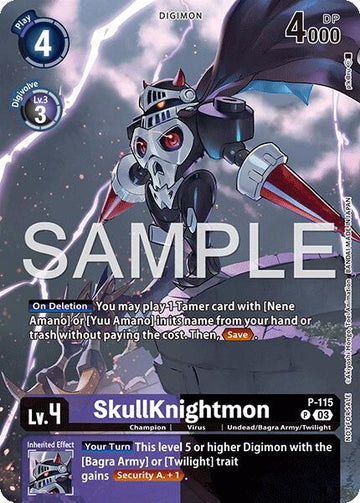 SkullKnightmon (Sinister Order Legend Pack) [P-115] [Digimon Promotion Cards] Foil