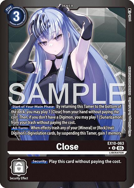 Close (Limited Foil) [EX10-063] [Sinister Order] Foil