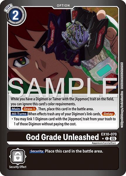 God Grade Unleashed (Limited Foil) [EX10-070] [Sinister Order] Foil