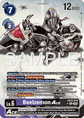 Beelzemon ACE (Alternate Art) [EX10-074] [Sinister Order] Foil