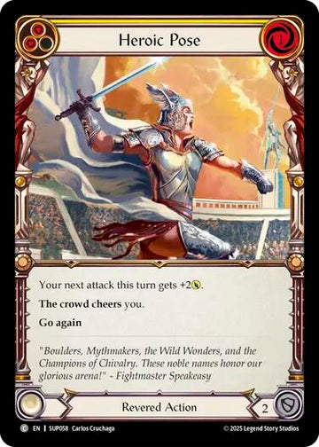 Heroic Pose (Yellow) [SUP058] [Super Slam]
