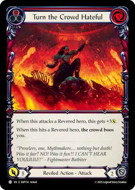 Turn the Crowd Hateful (Red) [SUP114] [Super Slam]